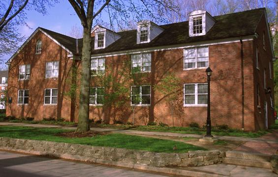 Biddle Hall located on East Green at Ohio University