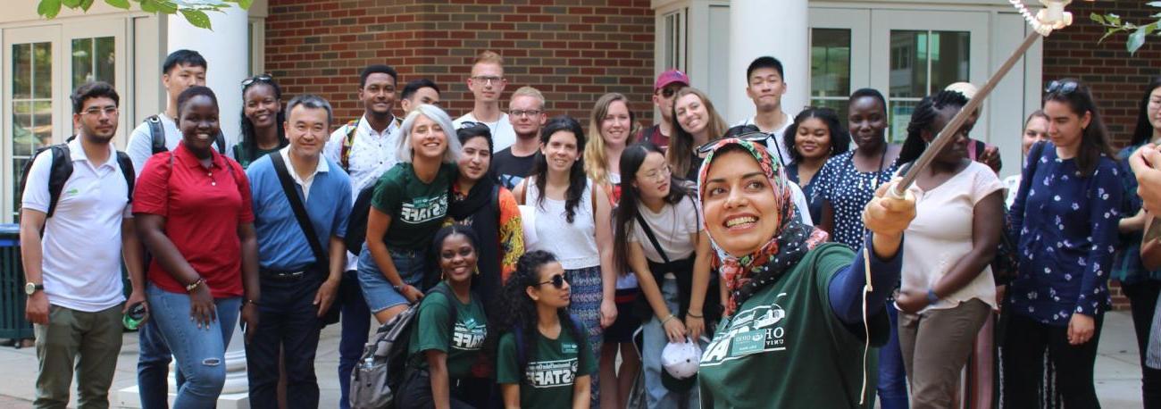 A Selfie Tour during orientation